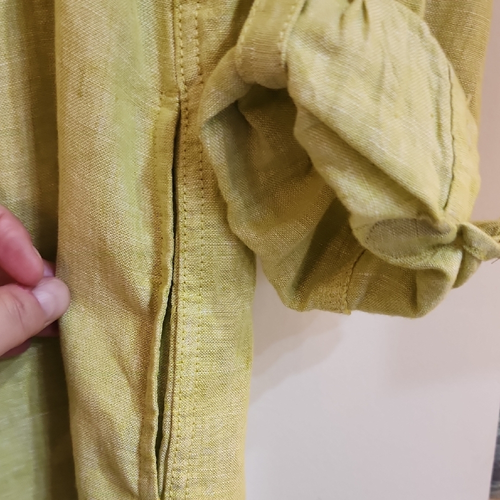 C&C California Light Green Long Sleeve Dress - Picture 5 of 6